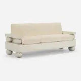 Francisco Artigas, Sofa, c. 1960, lacquered wood, upholstery