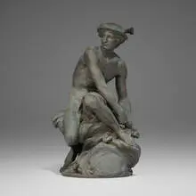Mercury 'Herald of the Gods' figure by Grand Tour, patinated bronze, sold Mar 2024