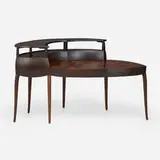 Brian Newell, Marquetry desk, 2011, rosewood, wenge
