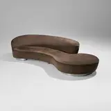 Vladimir Kagan, Custom Serpentine Sofa