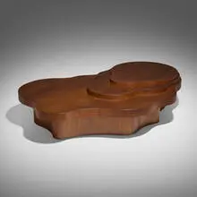 T. H. Robsjohn-Gibbings, Rare and Important Mesa table, 1952, walnut