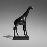 François Pompon, Giraffe, lost wax cast patinated bronze