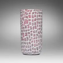 Fratelli Toso, Murrine vase, 1961-65, fused glass murrine
