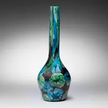 Ermanno Toso, Nerox vase, c. 1959, glass with internal decoration