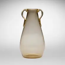 Soffiato vase, model 1789 by Vittorio Zecchin, c. 1921-23, soffiato glass with applied details, sold Dec 2025