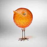 Pulcini by Alessandro Pianon, c. 1963, hand-blown glass, murrine, copper, sold Dec 2025