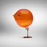 Pulcini by Alessandro Pianon, c. 1963, hand-blown glass, copper, murrine, sold Dec 2025