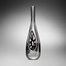 Fulvio Bianconi, Rare Con Macchie vase, model 4331, 1951, glass with internal murrine decoration