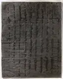 Herbert Zangs, Ohne Titel, aus der Serie „Schwarze Relief-Gemälde