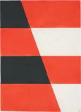 Hermann Glöckner, Rhombenformen in Rot und Schwarz