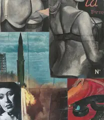 Fritz Köthe, Die Rakete, 1963, Tempera und Öl auf Leinwand