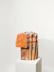 Alexandra Bircken, Nervous Tension, 2006, Zement, Öl, Acryl, Aquarell und Bleistift