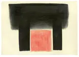 Rupprecht Geiger, 1959/1, 1959, Farbkreide und Grafit auf Papier