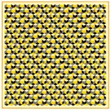 Rudolf Kämmer, Nr. 14 Klappbild, 1967, Kunststoffklebestreifen auf Hartfaser, im Künstlerrahmen