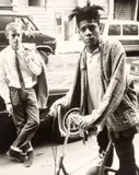 Jean-Michel Basquiat und Mike Walsh by Andy Warhol, 1985, Silbergelatineabzug. Agfa-Papier, sold Dec 2020