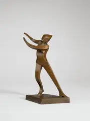 William Wauer, Tänzer, 1923, Bronze mit brauner Patina