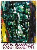 Marwan, Kopf (Entwurf für Ausstellungsplakat)