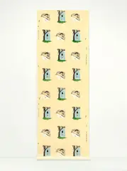 Hanging Man / Sleeping Man by Robert Gober, 1989, Farbserigrafie auf einer Rolle Tapete, sold Jul 2020