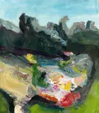 Klaus Fußmann, Garten in Gelting