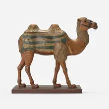 Тарас Порожняк, Carousel camel, c. 1900, painted wood, glass
