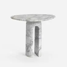 Side table by Modern, marble, sold Mar 2024