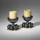 Blackman Cruz Workshop, Tazza candleholders, pair