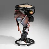 Albert Paley, Plant stand, 2009, forged, fabricated and painted steel, granite