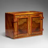 Robert and Joanne Herzog, Jewelry Box, 1980, acacia, zebrawood, burl wood