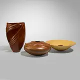 Collection of three works by Nikolai Ossipov and Hayley Smith Jack Wohlstadter, c. 1998-2017, maple, myrtlewood, sold Jul 2024
