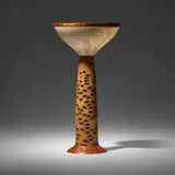 Guy Michaels, Chalice, c. 1995, alabaster, bubinga, cocobolo, bankasia