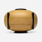 Ray Jones, Hidden Treasure, 1991, birch, ebony, padauk