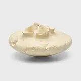 Michael Peterson, Three Wrens, 1991, bleached and sandblasted maple burl