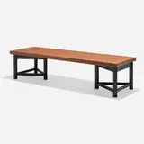 Carl-Gustav Hiort af Ornäs, Bench, c. 1955, teak, lacquered wood