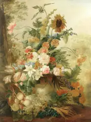 Georgius Jacobus Johannes van Os, Still life of flowers, oil on canvas