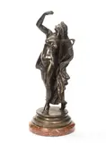 James Pradier, bronze figure of  'La Poésie Légère'