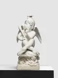 Harriet Hosmer, carved white marble figure of 'Will O'The Wisp', marble
