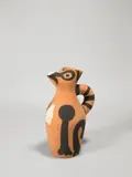 Pichet Yan by Pablo Picasso, 1952, Krug, roter Ton, unglasiert, mit Engobenbemalung. Höhe: 25 cm (9 ⅞ in.), sold Nov 2019