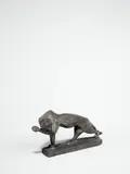 Hans Martin Ruwoldt, Panther, 1960, Bronze mit schwarzbrauner Patina