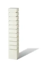 Leo Erb, Turm, 1968, Kinetische Skulptur aus lackiertem Metall