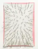 Hommage à Achim von Arnim und Clemens von Brentano by Günther Uecker, 1969, Buch und Nadelkissen mit Stecknadeln, sold Jun 2017