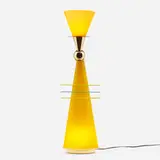 K6 Wassily table lamp by Adam Tihany and Joseph Mancini, 1985, blown glass, metal, sold Mar 2023