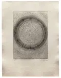 Ed Ruscha, Reloj, 1988, 3-color etching on handmade paper