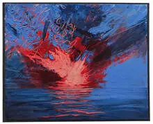 Peter Alexander, Combo 32, 1985, Acrylic on paper mounted to board