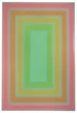 Richard Anuszkiewicz, Rosafied, 1971, Screenprint on wove paper