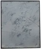 Joe Goode, Untitled, 1978, Lithograph with razor blade impression on paper
