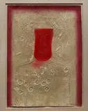 Máscara Roja by Rufino Tamayo, 1976, Mixografía on Arches paper, sold May 2020