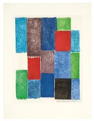 Sonia Delaunay, Avec moi-même, 1970, The complete portfolio of 10 etchings and aquatints on paper