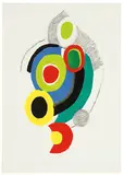 Les Illuminations by Sonia Delaunay, 1973, The complete portfolio of 15 pochoir prints on Arches paper, sold Nov 2018