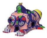 Sphinx by Niki de Saint Phalle, 1989, Painted polyester resin with gold leaf, sold Nov 2018