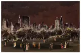 Adolf Dehn, A Summer Night, Oil on Masonite